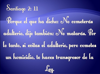 SANTIAGO 2:11